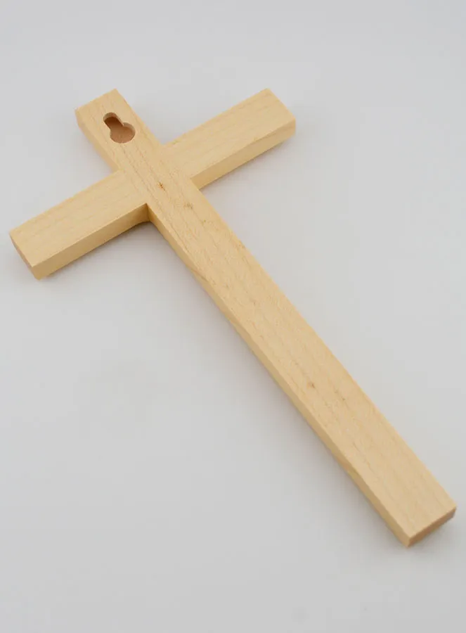 Crucifix made from Natural Lime Wood – 22cm (pic 4)