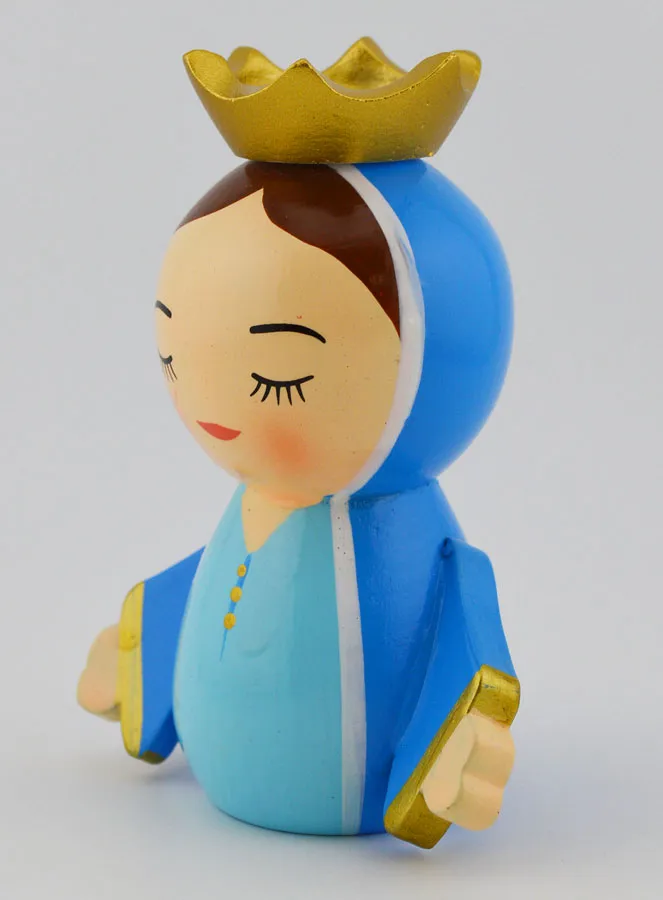 Statue of Mary Queen – 10 cm (pic 2)
