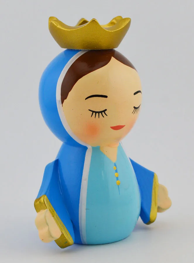 Statue of Mary Queen – 10 cm (pic 3)