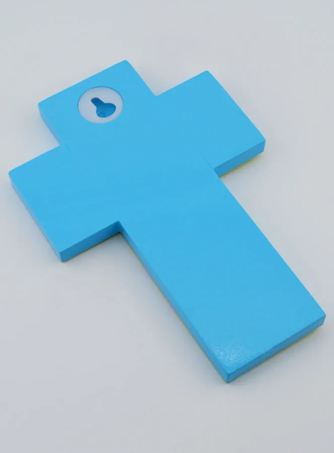 Wooden Children’s Cross – Priest and Dove (pic 4)