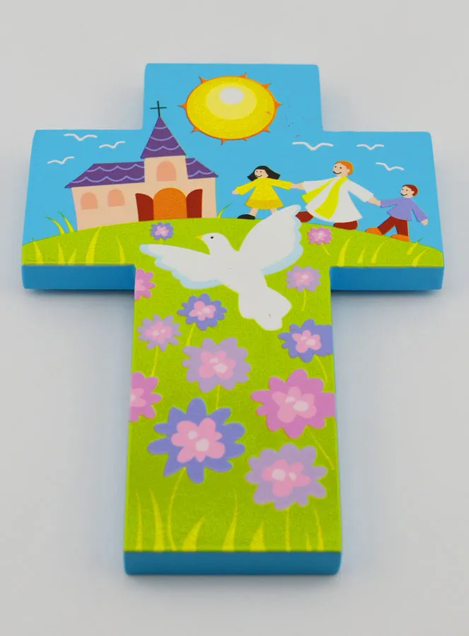 Confirmation Gift – Children’s Cross Priest and Holy Spirit (pic 2)