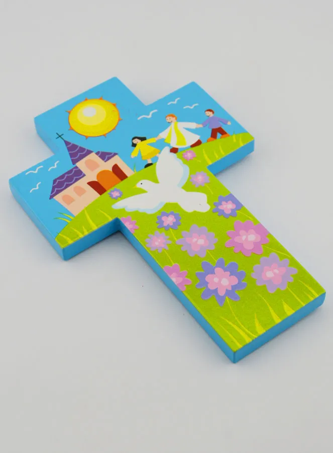 Confirmation Gift – Children’s Cross Priest and Holy Spirit (pic 3)