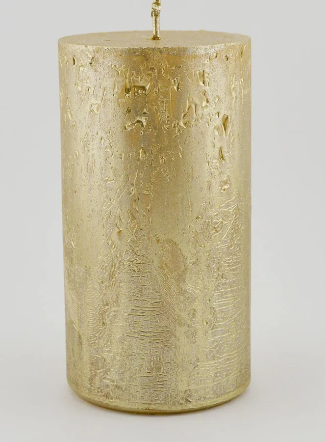 Modern Christmas Candle – Champagne (pic 1)