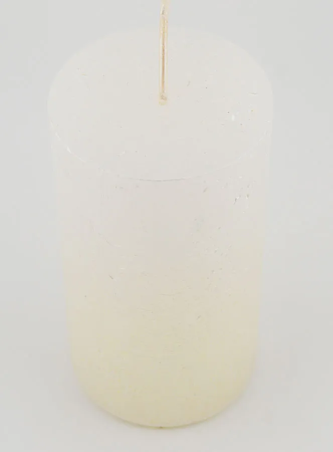 Modern Christmas Candle – Pearlescent White (pic 2)