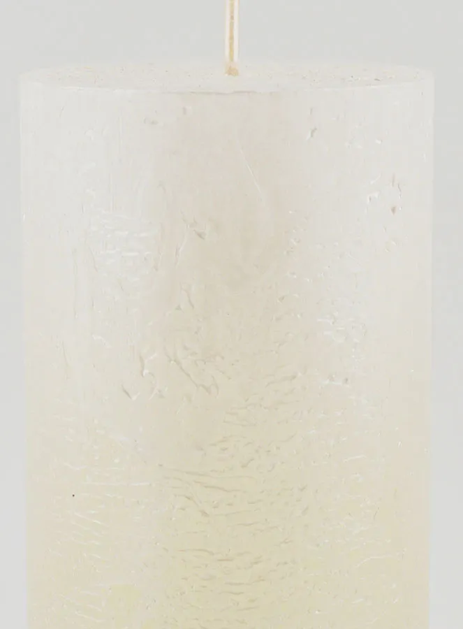 Modern Christmas Candle – Pearlescent White (pic 3)