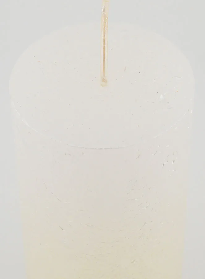 Modern Christmas Candle – Pearlescent White (pic 4)