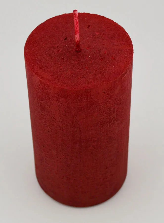 Modern Christmas Candle – Carmine Red (pic 2)