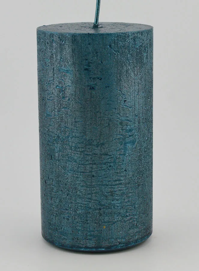 Modern Decorative Candle – Blue-Green (pic 1)