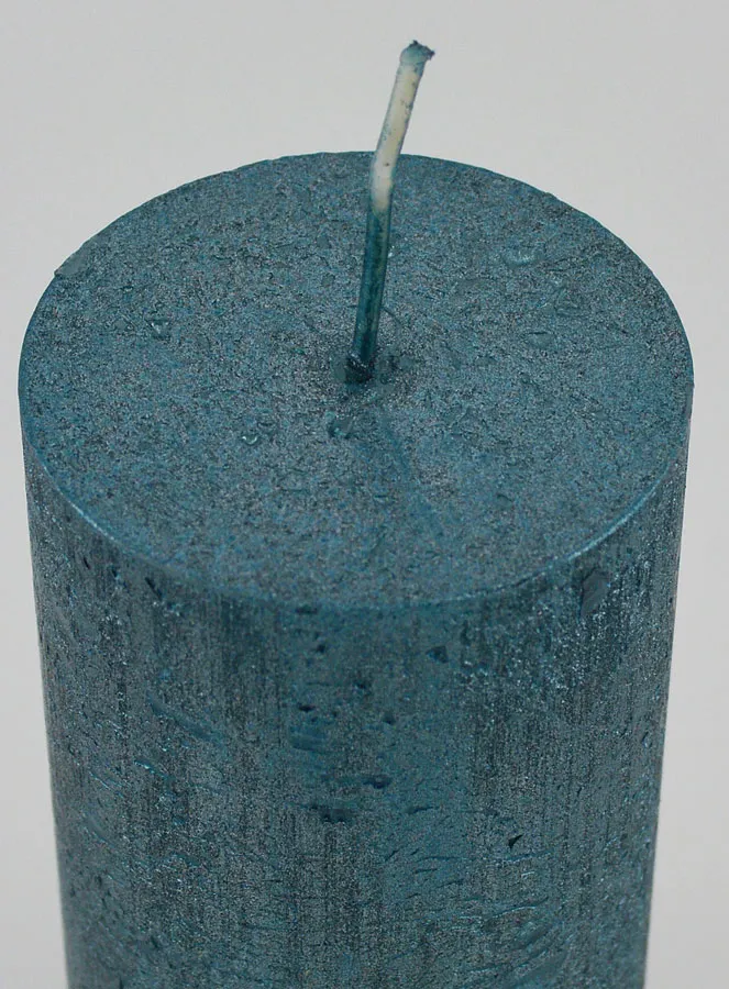 Modern Decorative Candle – Blue-Green (pic 4)