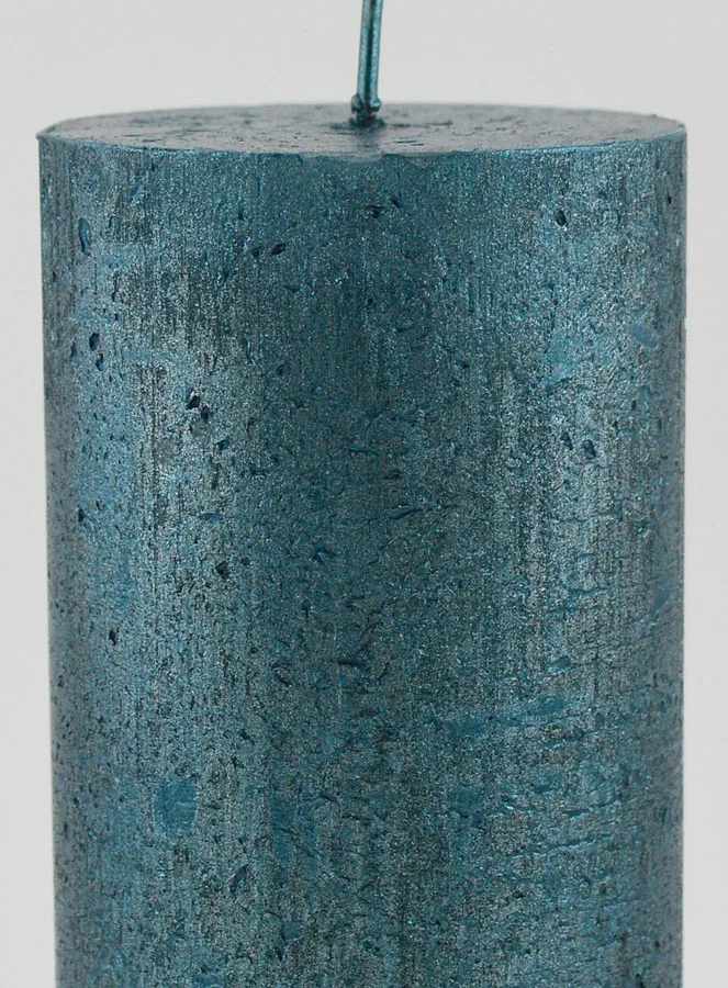 Modern Christmas Candle – Blue-Green (pic 3)