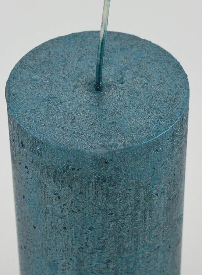 Modern Christmas Candle – Blue-Green (pic 4)