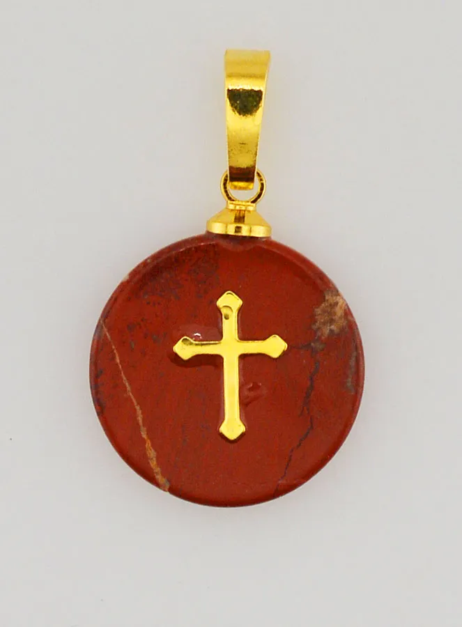 Medal with Cross – Red (pic 1)