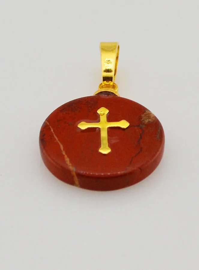 Medal with Cross – Red (pic 2)
