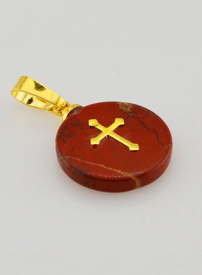 Medal with Cross – Red (pic 3)