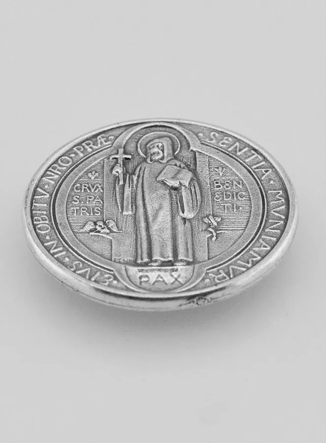Saint Benedict Self-Adhesive Badge – 33mm (pic 2)