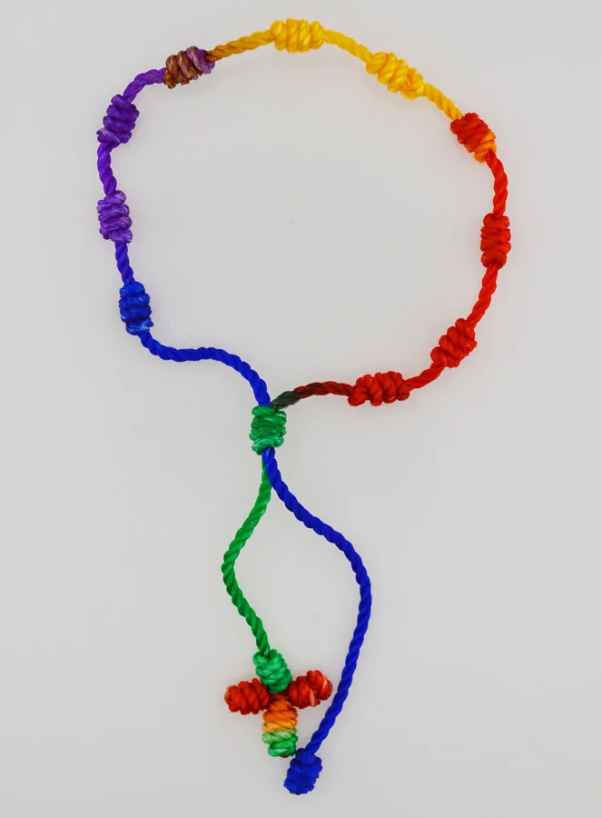 Decade Bracelet Multicoloured Cord (pic 1)