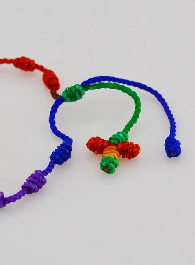 Decade Bracelet Multicoloured Cord (pic 3)