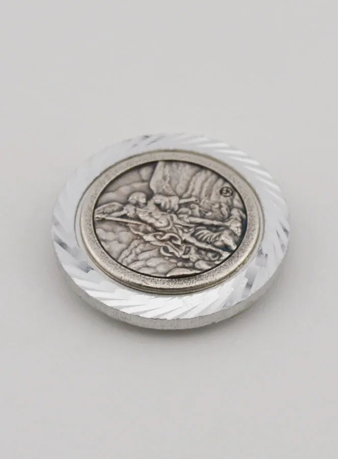 Saint Michel Car Badge Magnet – 35mm (pic 3)