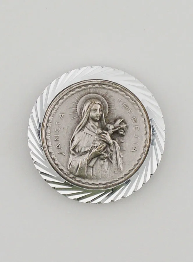 Saint Thérèse Car Badge Magnet – 35mm (pic 1)