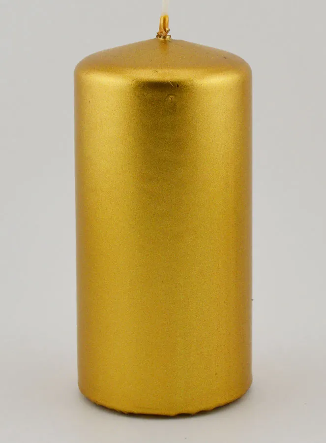 Tabletop Candle - Gold (pic 1)