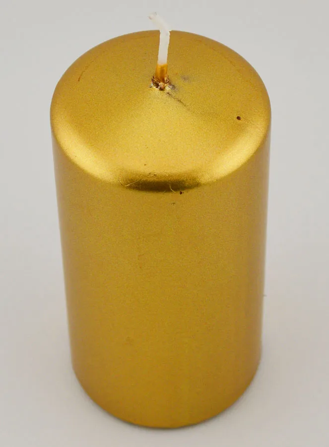 Tabletop Candle - Gold (pic 2)