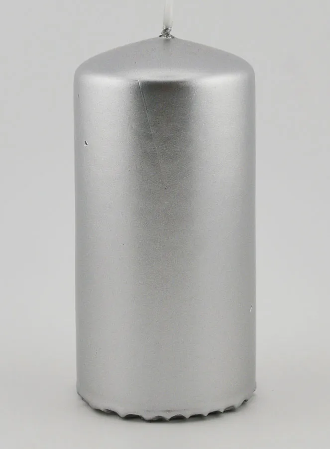 Tabletop Candle - Silver (pic 1)