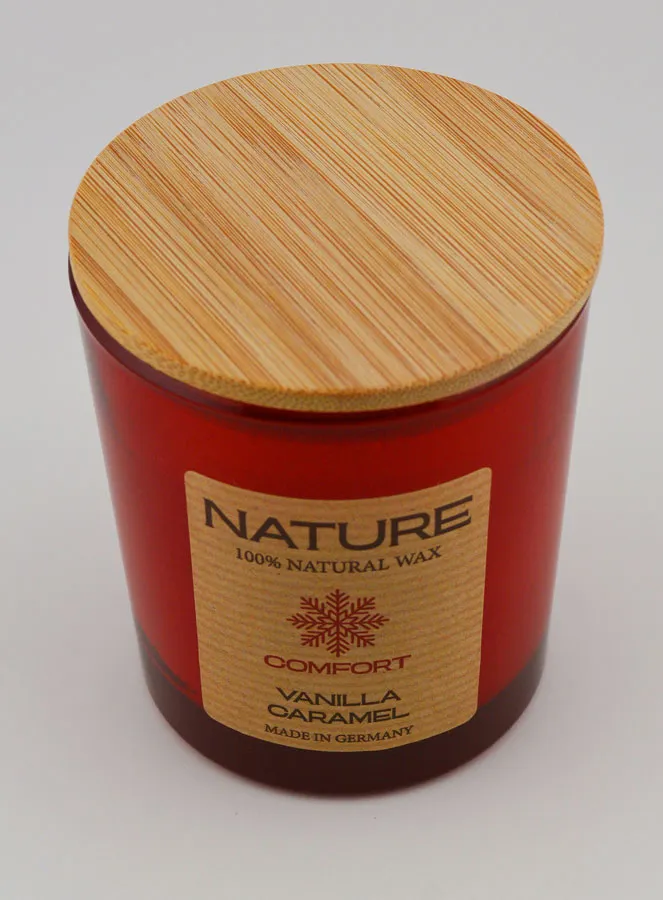 Organic Scented Candle – Vanilla Caramel (pic 2)