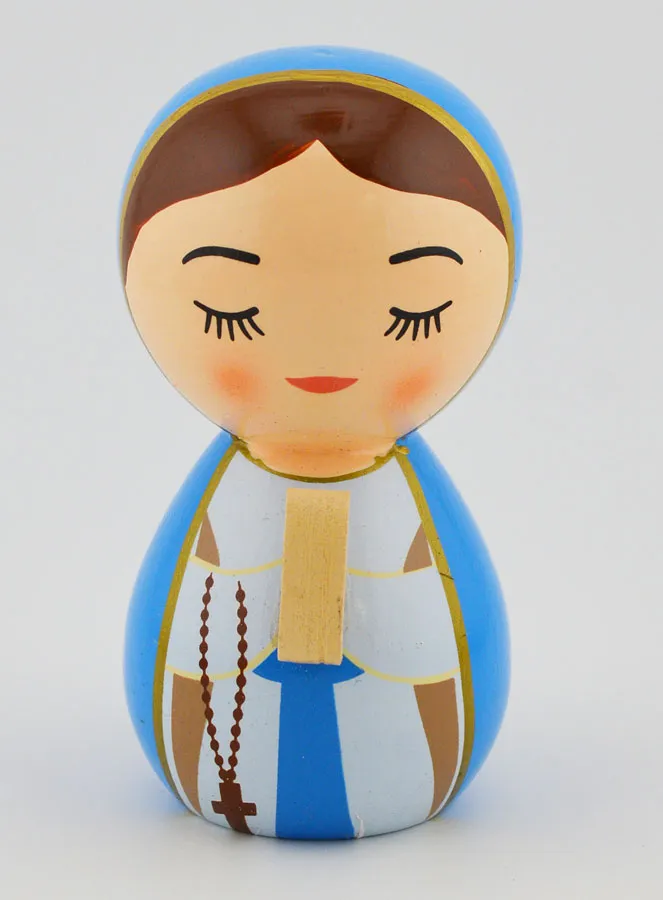 Statue of Mary in Prayer – 10cm (pic 1)