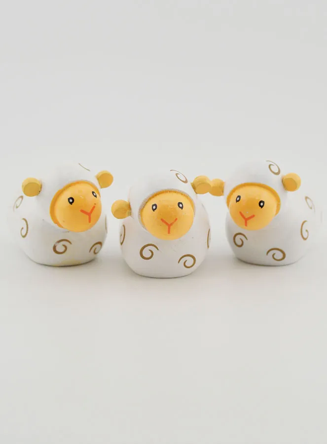 Christmas Nativity Scene 3 Sheep – 5cm (pic 1)