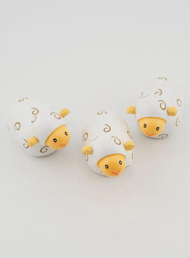 Christmas Nativity Scene 3 Sheep – 5cm (pic 4)