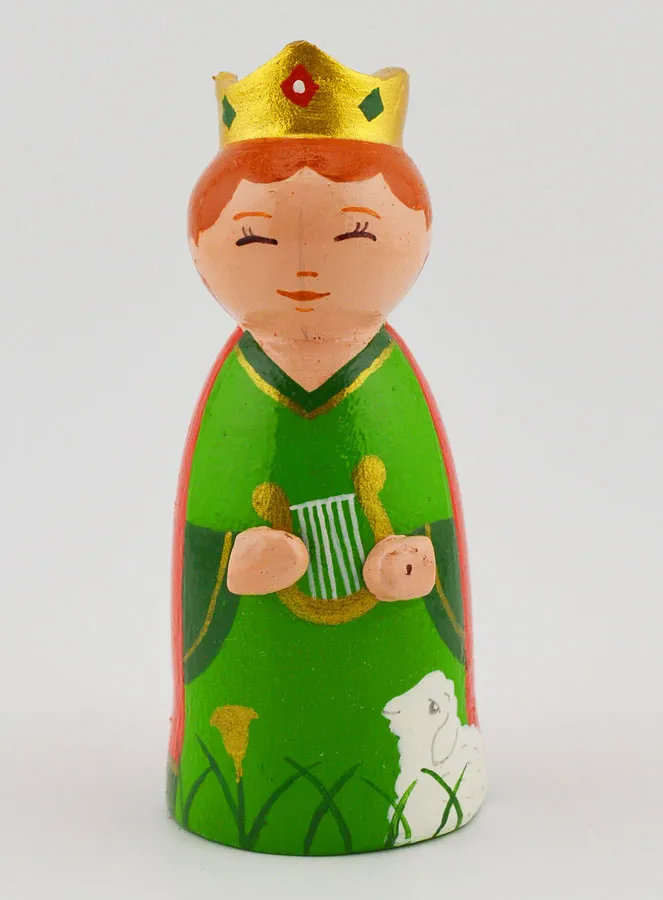 Wooden Figurine – King David (pic 1)