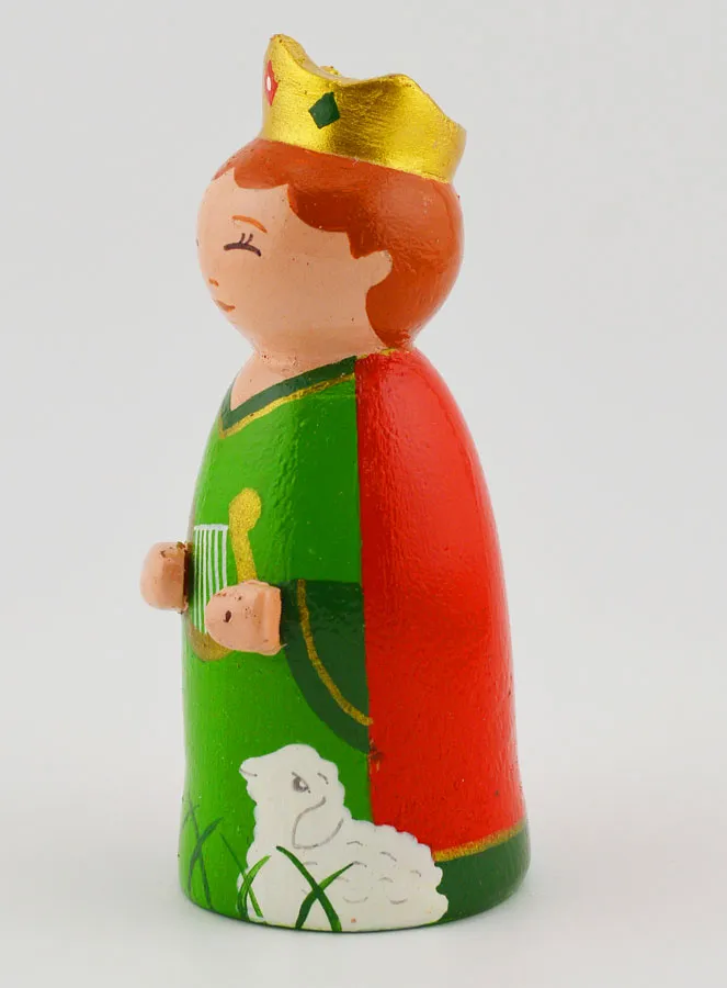 Wooden Figurine – King David (pic 2)