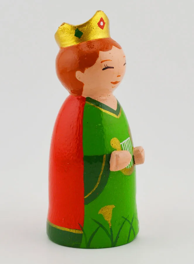 Wooden Figurine – King David (pic 3)