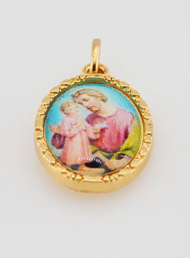 Twisted-Edge Medal 25mm – Saint Joseph (pic 2)