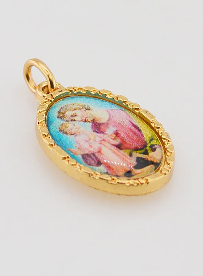 Twisted-Edge Medal 25mm – Saint Joseph (pic 3)