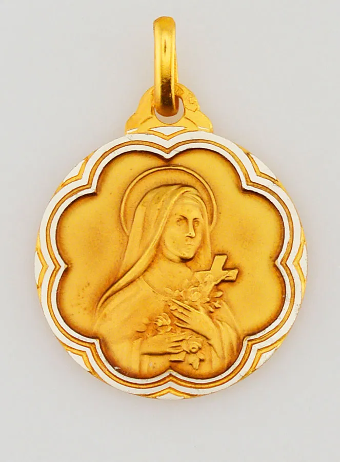 St Theresa & St Christopher Medal (pic 1)