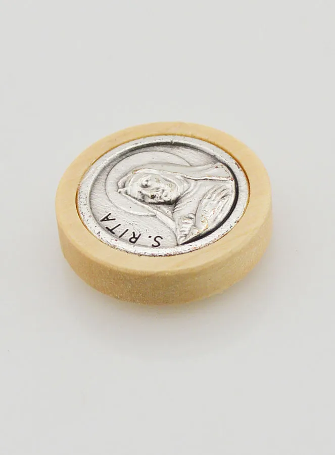 St. Rita Auto Badge Magnet – 22mm (pic 3)