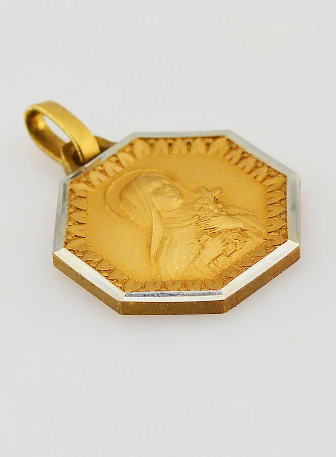 Gold-Plated Saint Therese Medal (pic 3)