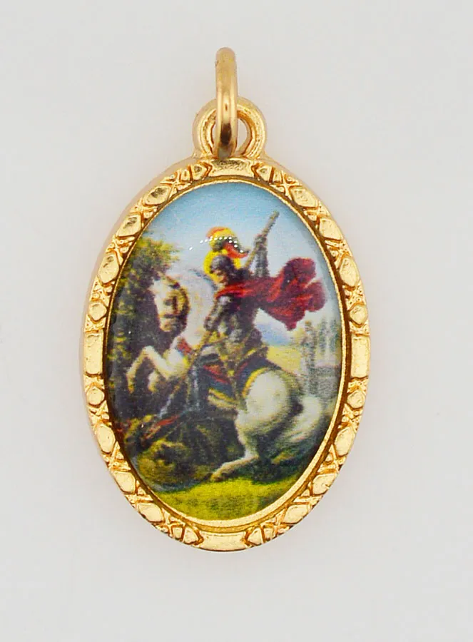 25mm Twisted-Edge Medal – Saint George (pic 1)