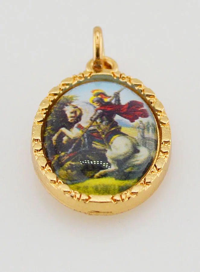 25mm Twisted-Edge Medal – Saint George (pic 2)