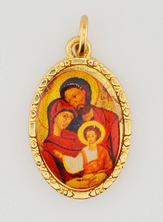 25mm Twisted Edge Medal – Holy Family (pic 1)