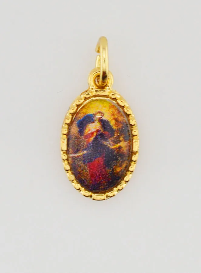 15mm Twisted-Edge Medal – Mary Who Unties Knots (pic 1)