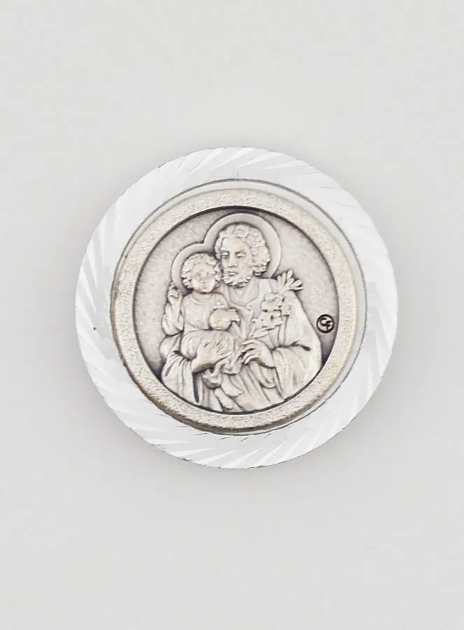 Saint Joseph Car Badge Magnet – 35mm (pic 1)