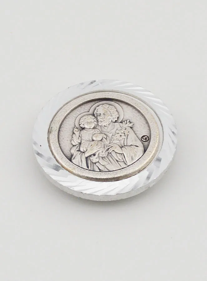 Saint Joseph Car Badge Magnet – 35mm (pic 2)