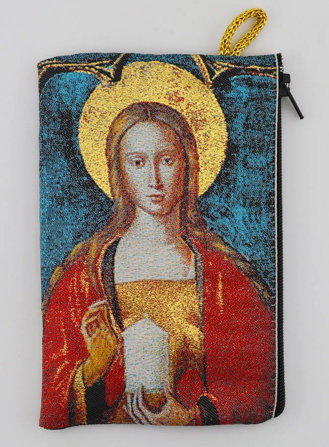 Fabric Pouch Mary Magdalene – 15cm (pic 1)