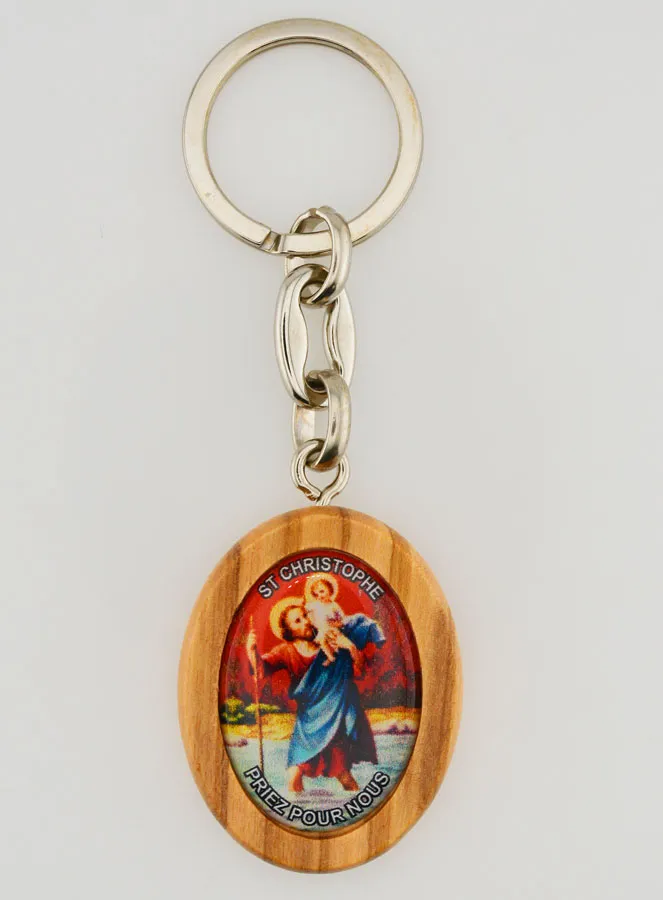 Keyring Our Lady of Lourdes and Saint Christopher (pic 3)