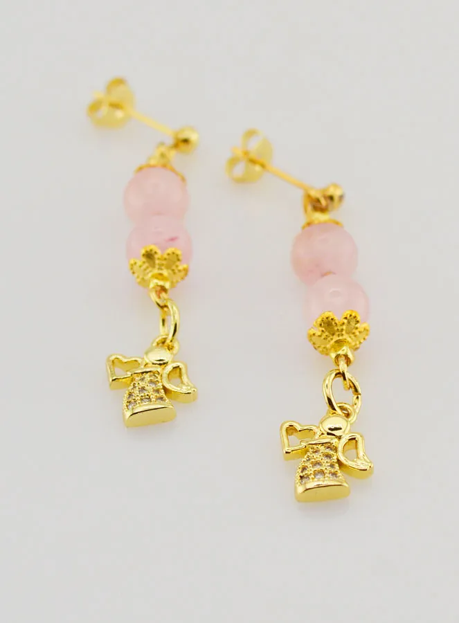 Guardian Angel Opal Earrings – Golden (pic 2)