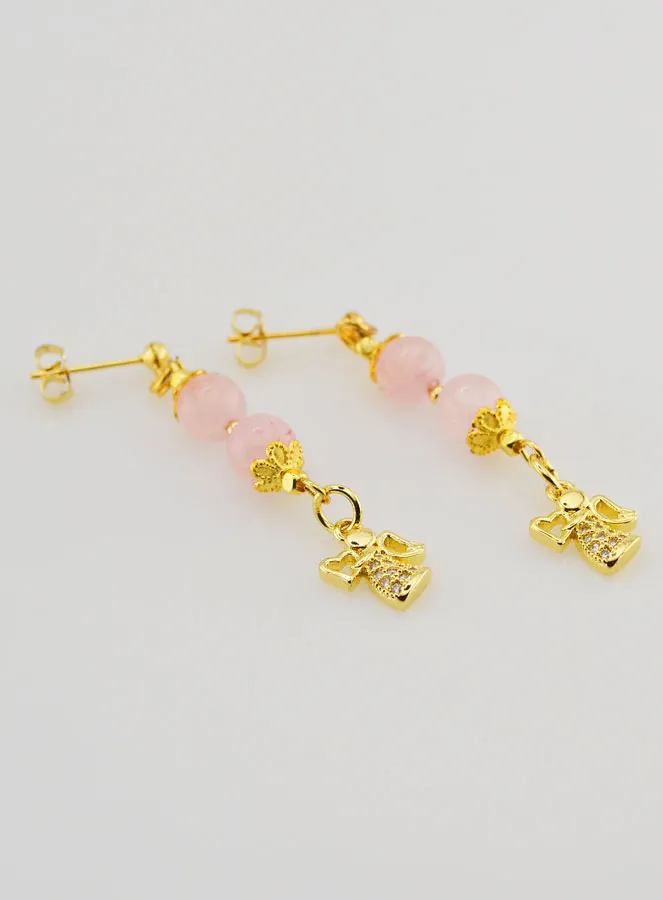Guardian Angel Opal Earrings – Golden (pic 4)