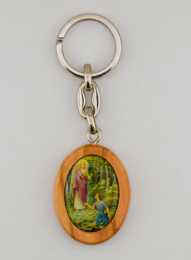 Keyring Guardian Angel and Saint Christopher (pic 1)