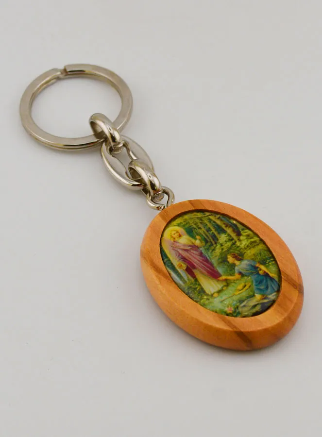 Keyring Guardian Angel and Saint Christopher (pic 3)